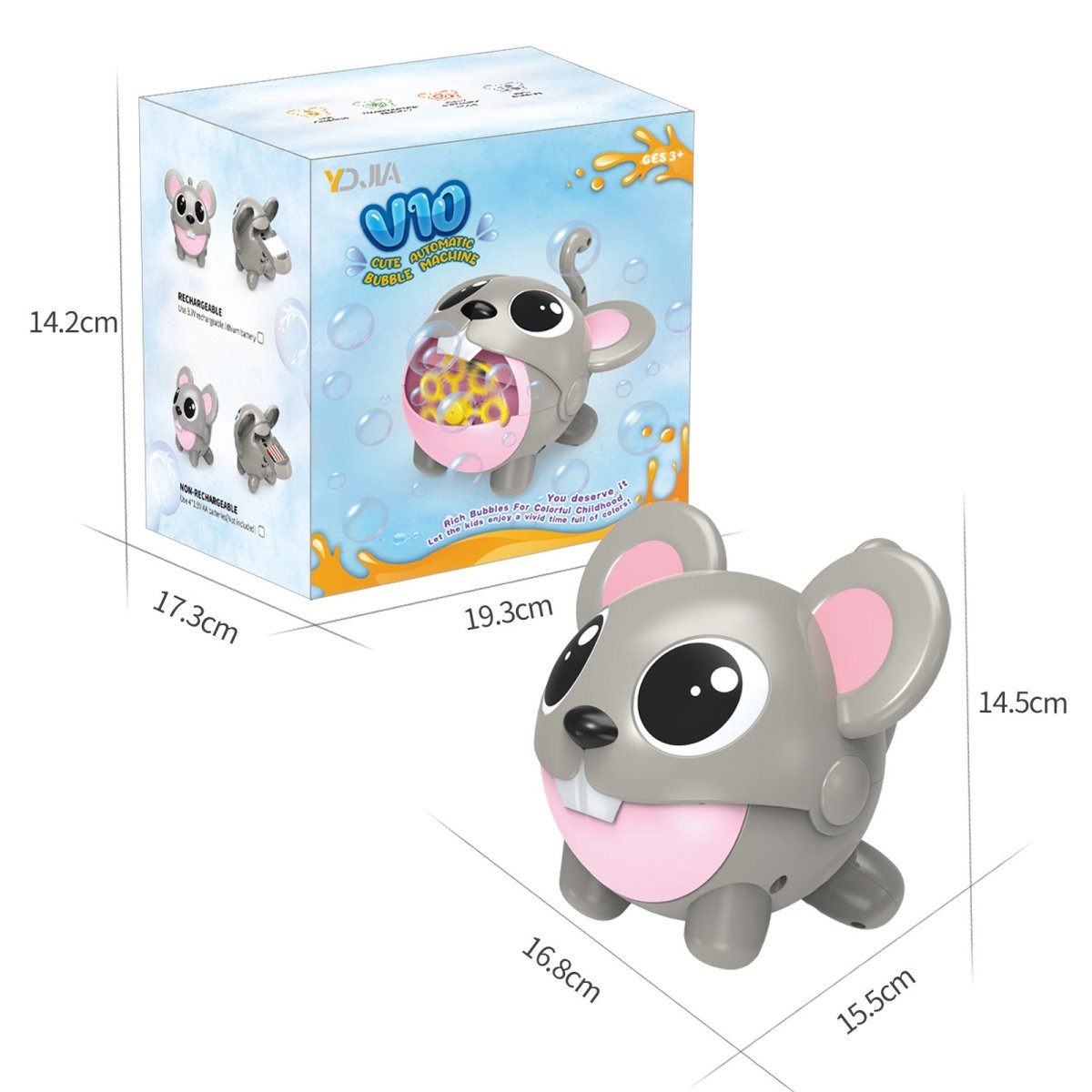 Cute Bubbly-Mouse Toy for Kids