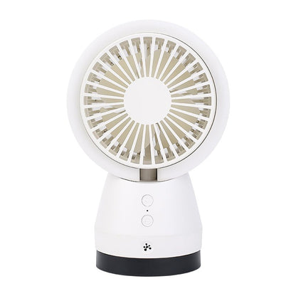 Desktop Silent Air-Filtering Rechargeable Fan