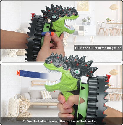 DinoNerf™ - Rechargeable Dinosaur Wheel Nerf Gun