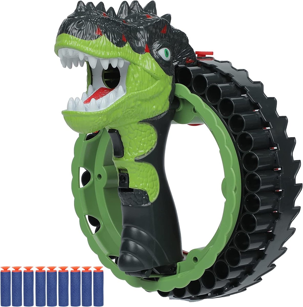 DinoNerf™ - Rechargeable Dinosaur Wheel Nerf Gun