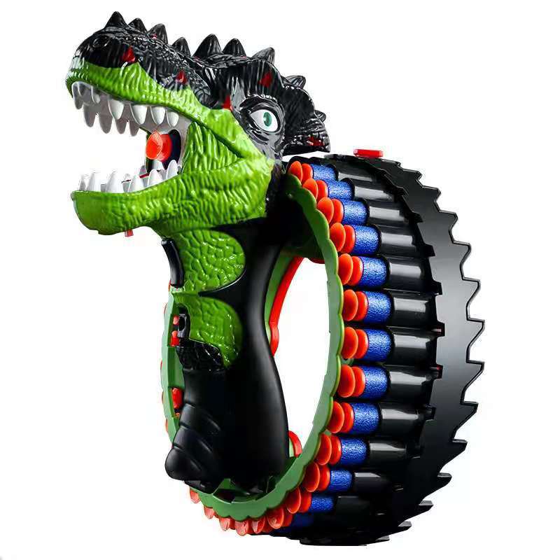 DinoNerf™ - Rechargeable Dinosaur Wheel Nerf Gun