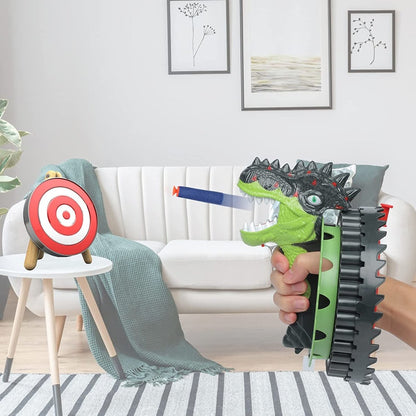 DinoNerf™ - Rechargeable Dinosaur Wheel Nerf Gun