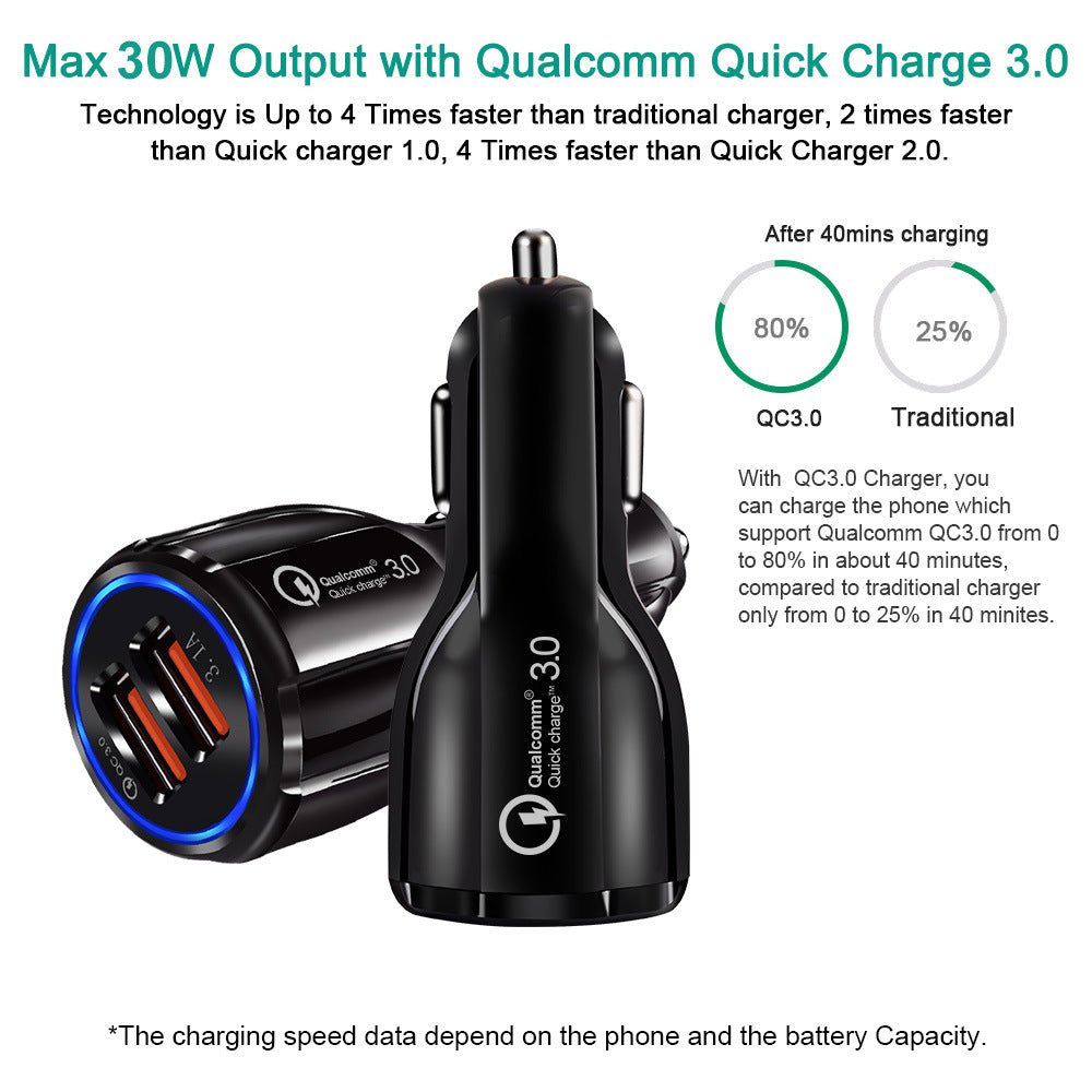 Dual USB 30W Car Charger