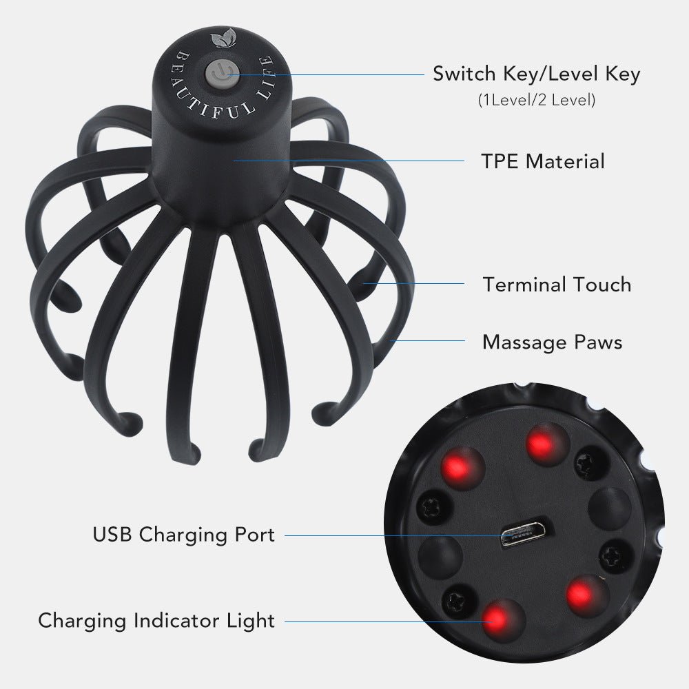 Electric Octopus™ Scalp Massager