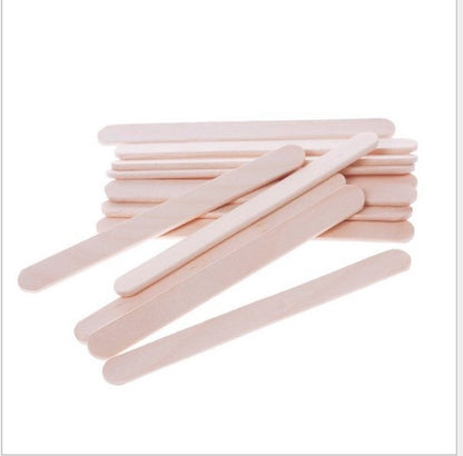 Natural Wooden Ice Cream Sticks (50 Package)