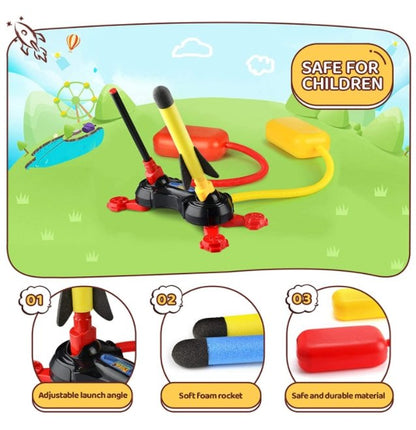 Outdoor Pedal Rocket Launcher For Kids