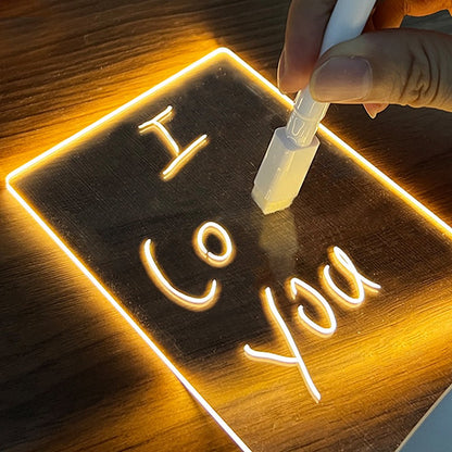 Rewritable Night-Light with a Message