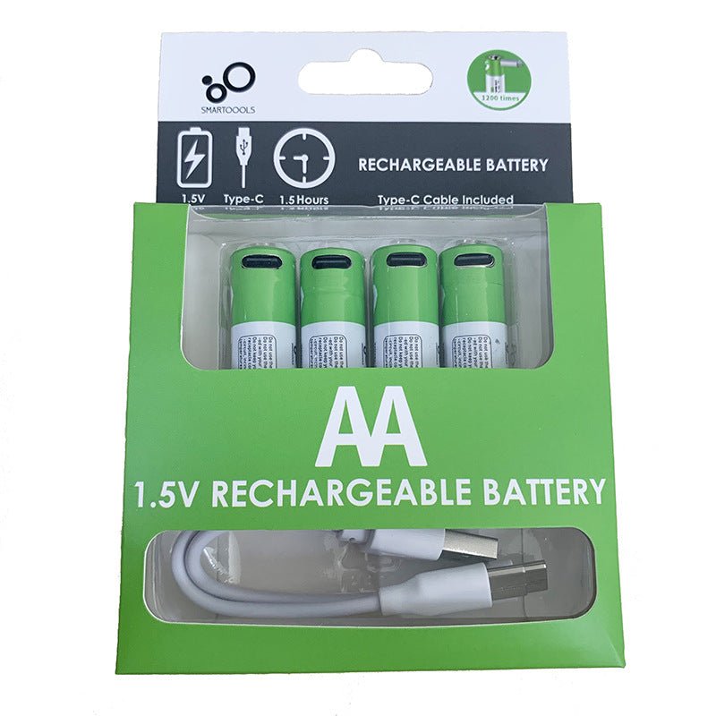 Type-C Rechargeable Batteries (AA & AAA)